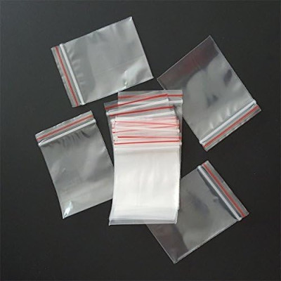 100 Pieces Zip Lock Bag (50gm Capacity)