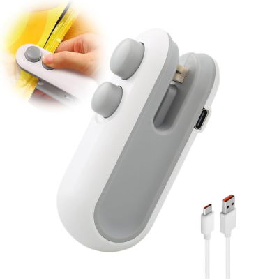 2-in-1 Magnetic Mini Food Sealer (Rechargeable USB Type-C)